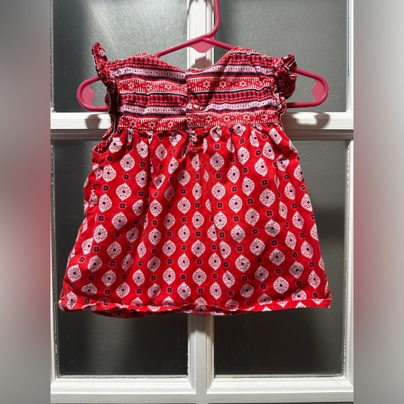 Carter’s Just One You Red Paisley Top - Picture 3 of 3